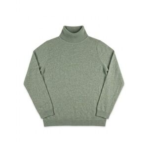 Charter Club Luxury 100% Cashmere Turtleneck Sweater Green XL Quiet Luxury